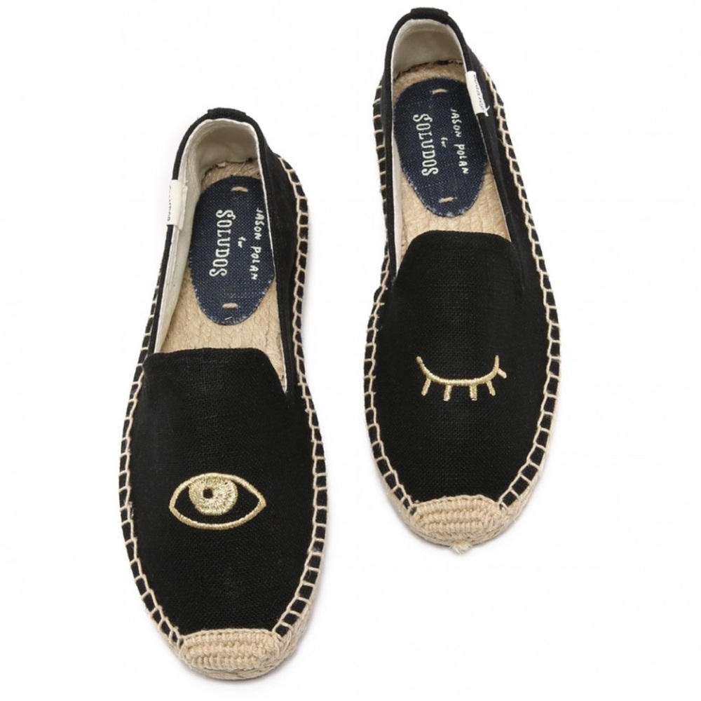 Jason Polan x SOLUDOS Wink Smoking
Slipper Espadrilles